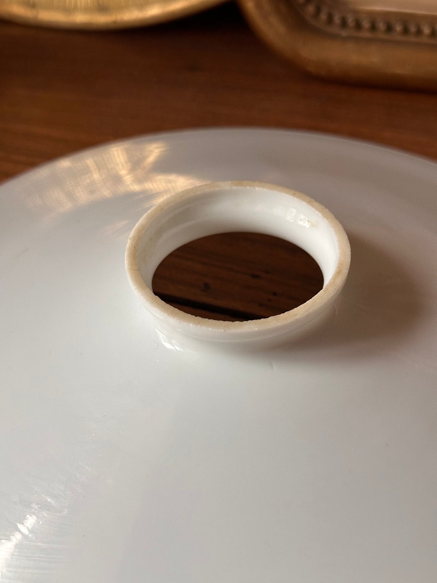 Abat-jour ancien en opaline