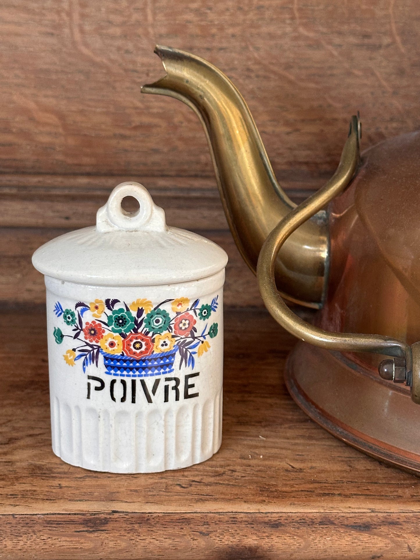 Pot à épices ancien Poivre