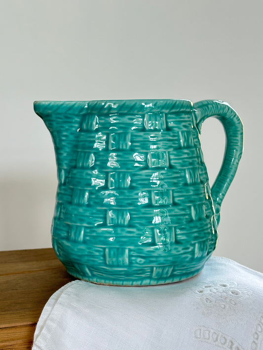 Broc turquoise Digoin Sarreguemines